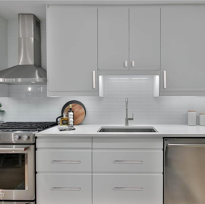 COTYKILEY 10 Pack 9 Inch(228mm) Brushed Satin Nickel Cabinet Handles Kitchen Cabinet Pulls Cabinet Door Handles Kitchen Cabinet Hardware