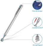 4 Pieces 3.5LBs Telescoping Magnetic Pickup Tool, with Pen Clip Design, Magnet Stick Rod Extendable 5.1" to 25.4" for Men, Birthday, Father's Day, Christmas Gift