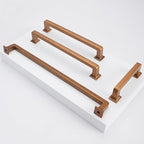 COTYKILEY 10 Pack 6-1/4Inch(160mm) Antique Brass Kitchen Cabinet Handles Cabinet Pulls Vintage Drawer Pulls Aged Gold Bronze Kitchen Cabinet Hardware Kitchen Handles Drawer Pulls Dresser Handles