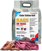 Premium Color Knit Cleaning Rags (600 lbs Pallet - 120x5 lbs. Bag) – Shop Rags Bulk for Workshops, Mechanics, Painters, and Home Use, Multipurpose Cotton T-Shirt Rags