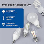 ELEGRP Digital Toggle Dimmer Switch for Dimmable LED, CFL and Incandescent Light Bulbs, Single Pole or 3-Way Toggle LED Dimmer Light Switch, Wall Plate Included, UL Listed, 1 Pack, White