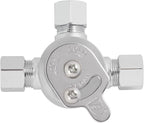 Sloan MIX-60-A Below Deck Manual Mixing Valve | Compatible with Sloan Optima and Optima Plus Below Deck Mixer Faucets, Compression Sleeve and Nuts Included, 3326009