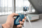 BOSCH GRL 300 HVG Self-Leveling Green-Beam Rotary Laser, Includes 2 D Batteries, Remote Control, Wall Mount, Laser Target, Laser Glasses, & Carrying Case