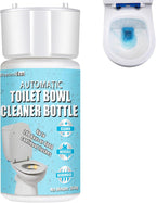 Automatic Toilet Cleaner, Blue High-Concentration Liquid for Powerful Toilet Bowl Cleaning, Lasts 200 Days or Over 4000 Uses, Deodorizes and Prevents Stains in Bathroom Toilets (1Bottle)