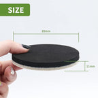 Furniture Sliders for Hardwood Floors 16 PCS - 3 1/2 inch Sliders for Moving Furniture – Felt Furniture Pads for Hardwood Floors