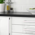 Alzassbg 10 Pack Polished Chrome Cabinet Pulls, 7 Inch(177.8mm) Hole Centers Kitchen Cabinet Handles for Cabinets and Drawers AL3061CP