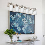 TODOLUZ Vanity Lights 6-Lights Bathroom Lighting Over Mirror, Wall Light Fixture Home Wall Lamp for Dining Room Dress Table, E26 Bulb Base