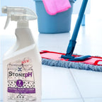 Natural Stone Cleaner - Limestone, Slate & Travertine Cleaner - Natural Stone Shower Cleaner For Marble - Concentrated PH Neutral Floor Cleaner Lavender (25 Fl. Oz)