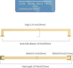 10 Pack 10 Inch Gold Cabinet Handles - Kitchen Hardware Pulls for Cabinets