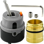 RP50587 Cartridge Replacement for Delta Single Handle Kitchen and Lavatory Faucets, Works with DIAMOND Seal Technology Models Featuring a 36 mm Motion, (Include RP51503 Bonnet Nut）