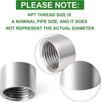 TAISHER 1PCS 304 Stainless Steel Cast Pipe Fitting, Coupling, 2-1/2" x 2-1/2" NPT Female Threaded