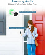 《130°Wide Angle-Lens & Dual Power Mode》Outdoor CCTV Security Camera System with 2-Way Audio,8.0MP IP Wired Security Cameras,Home Surveillance Video Equipment with 4K NVR