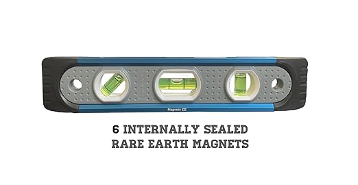 Swanson Tool Co TL009M 9-Inch Magnetic Shock-Resistant Short Torpedo Level