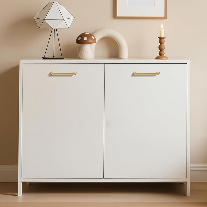 3 Pack 3.75 Inch(96mm) Hole Center Modern Brushed Gold Cabinet Pull Handle Timeless Vanity Drawer Pull Handle Classic Cabinet Hardware for Kitchen Dresser Bathroom, Screws Included, B-Gold(3.75x3)