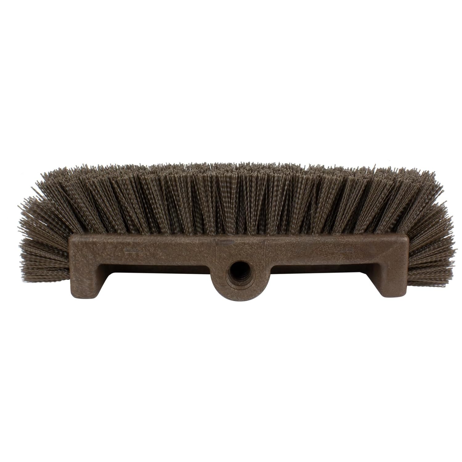 SPARTA Multi-Level Tile Scrub Brush 12" Wide Brush Head, Heavy-Duty Tile Cleaning Brush with End Bristles for Commercial Tiles, Tubs and Floor, Plastic, 12 Inches, Brown, (Pack of 12)