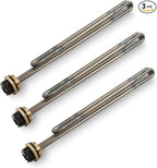 3 Pcs Titanium HE 90240 Water Heater Element Screw-In 9KW 240V Replacement for EcoSmart ECO 18 27 36 Tankless Water Heater Element Parts Replaces HE 80240 R004709024S SGB-2903 HA-P004 HA-P005