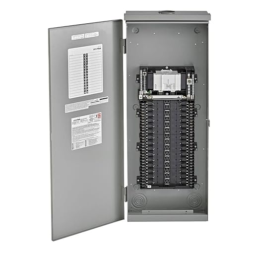 Leviton 30 Space Outdoor Load Center with 125A Main Circuit Breaker, LR312-BDD