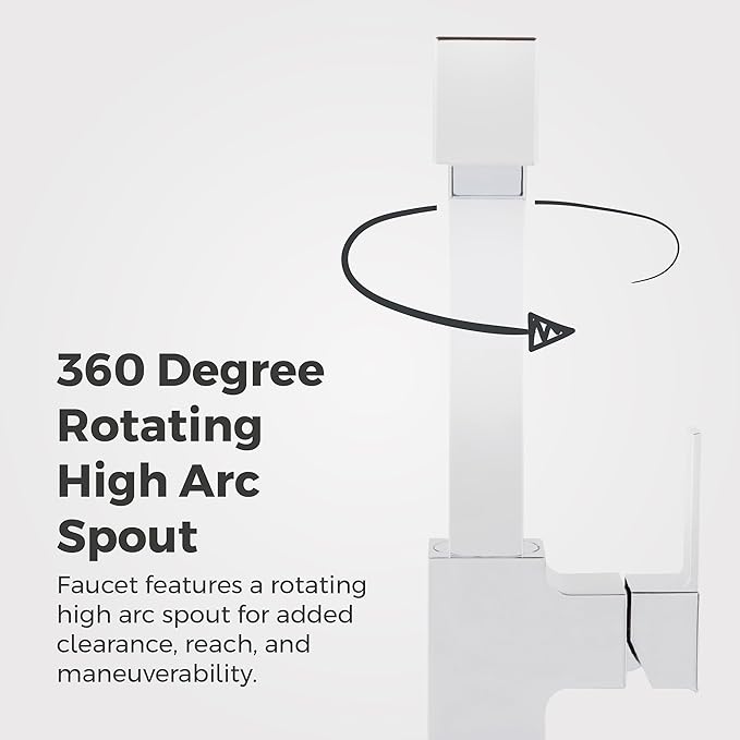 Pfister Arkitek Kitchen Faucet with Pull Out Sprayer, Single Handle, High Arc, Polished Chrome Finish, LG534LPMC