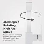 Pfister Arkitek Kitchen Faucet with Pull Out Sprayer, Single Handle, High Arc, Polished Chrome Finish, LG534LPMC