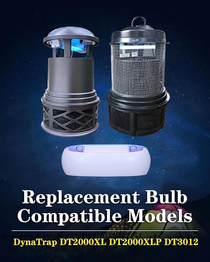 6 Pack UVA-BL T5 6W 32050 F6T5/BL Replacement Bulb Fluorescent Light Tube 6 watt for DynaTrap DT2000XL,DT2000XLP and DT3012, 9 Inches