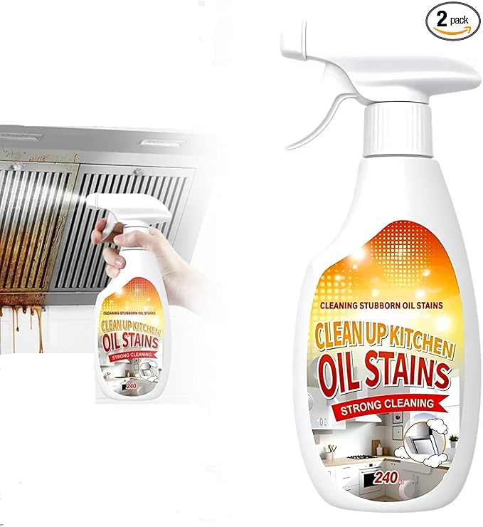 Heavy Duty 2025 New Kitchen Cleaner, Multipurpose Oil Stain Remover, Strong Grill Cleaner for Restaurant, Cleaning Spray for Home Chefs