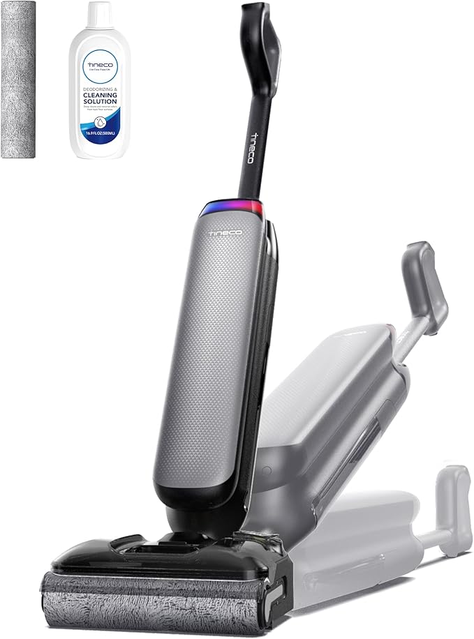 Tineco Floor One S7 Artist Wet Dry Vacuum Cleaner, 22kPa Suction, iLoop Smart Sensor, DualBlock Anti-Tangle Design, 185℉ Flashdry, 50 Min Runtime, Dual-Edge Cleaning, 180° Lay-Flat
