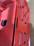 Packout Mounting Plate, Metal Base for Milwaukee Toolboxes, Wall or Floor Mount (1, RED-A)