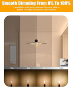 MASTERY MART 90 Pack Vintage LED Edison Bulbs, E26 Led Bulb 5.5W Equivalent to 60W, Dimmable, Soft White 2700K, High Brightness ST58 Antique LED Filament Bulbs, Clear Glass