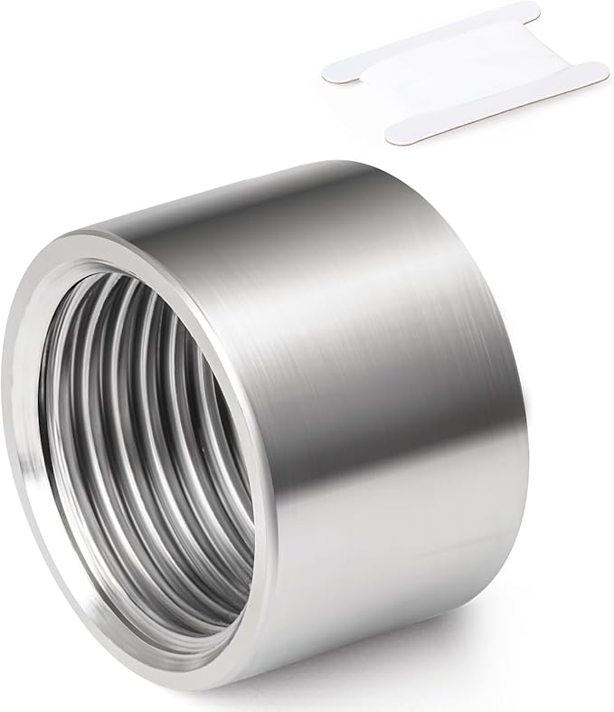 TAISHER 1PCS 304 Stainless Steel Cast Pipe Fitting, Coupling, 3" x 3" NPT Female Threaded