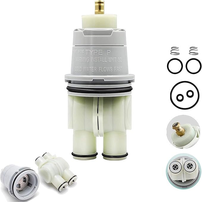 RP46074 Shower Cartridge for Shower and Tub 13/14 Series, Monitor Shower Parts,Single-handle MulitChioce Universal Valve Cartridge Assembly Water Cartridge