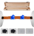 Stair Tread Template Tool - Stair Tread Gauge, Stair Tread Jig, Adjustable 7.67" to 49" in Length, Stair Tread Measuring Tool Suite for Stairs, Risers, Partitions, Shelf Scribe Layout