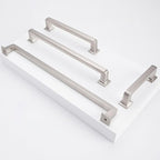 COTYKILEY 6 Pack 12.6 Inch(320mm) Brushed Satin Nickel Cabinet Handles Kitchen Cabinet Pulls Kitchen Cabinet Hardware