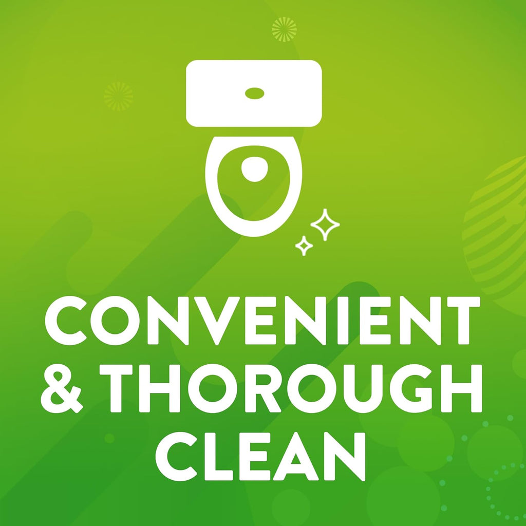 Scrubbing Bubbles Flushable Toilet Bowl Wand Cleaner Refills, Fresh Brush Cleaner Toilet Refill Pads, Removes Limescale & Odors, Citrus Scent, 10 Count (Pack of 1)