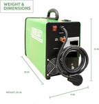 Cyclone 140E MIG Welder – 140 Amp Flux Core Welding Machine | 110V Portable Welder for Home & DIY Projects