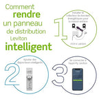 Leviton 2nd Gen Smart Circuit Breaker with Remote Control, GFCI, 2-Pole 30 Amp, 120/240-Volt and 120/208-Volt, 10kA Interrupt Rating, LB230-GST