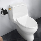 Toilet Flush Handle Replacement, Side Mount Toilet Tank Lever Compatible with Kohler 85114-CP Trip Lever Kit, Polished Golden