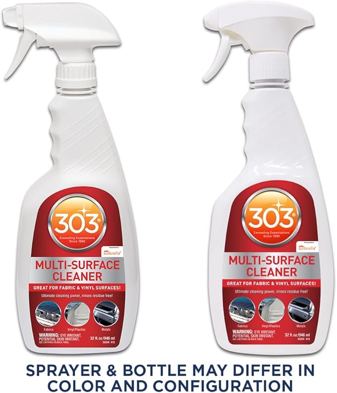 303 Multi-Surface Cleaner - Safely Cleans All Water Safe Surfaces - Ultimate Cleaning Power - Rinses Residue Free - Recommended By Sunbrella, 32 fl. oz. (30204)