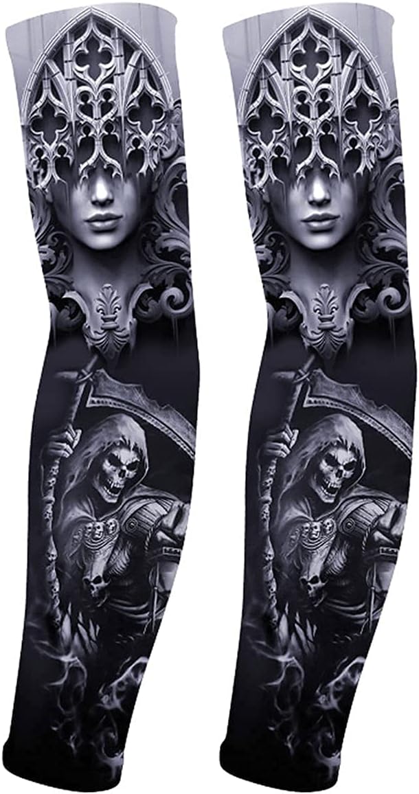 UV Sun Protection Arm Sleeves for Men & Women-UPF 50+ Sports Compression Cooling Sleeve-Unique TATTOO SLEEVE gift