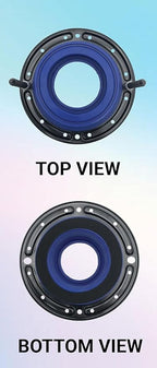 One N Done Toilet Flange Repair Kit - Toilet Kit For Low or Broken Flange. Toilet Wax Ring Replacement Kit W/Toilet Flange Extender Kit, Easy Toilet Bolts, & Toilet Caps For Bottom of Toilet. 3X