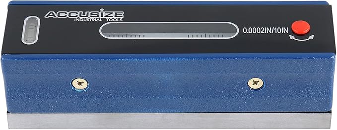 Accusize Industrial Tools 6 inch Master Precision Level in Fitted Box, Accuracy 0.0002''/10'', S908-C684