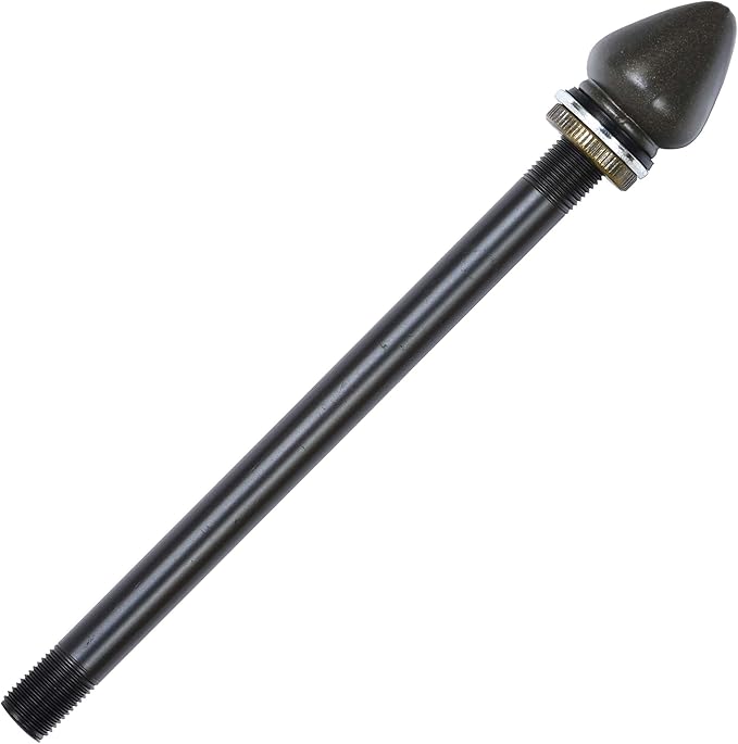 Bieye SS029 Lampshade Support with Finial for Tiffany Style Stained Glass Floor Lamp Table Lamp (G3/8 145mm Waterdrop)