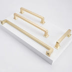 COTYKILEY 10 Pack 12.6 Inch(320mm) Brushed Brass Cabinet Handles Gold Kitchen Cabinet Pulls Cabinet Door Handles Kitchen Cabinet Hardware Cupboard Drawer Pulls Dresser Handles