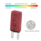 E71 Auto-Resettable Blade Fuse - Low Profile ATM Mini 5A, UL Certified (3-Pack)