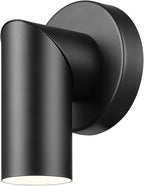 GLOBE Electric 64000113 4.5" Convertible Wall or Ceiling Mount LED Integrated Track Lighting Spotlight, Matte Black, Adjustable Pivoting Head, 9W, 500 Lumens, 3000 Kelvin, Dimmer Switch Compatible