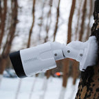 《130°Wide Angle-Lens & Dual Power Mode》Outdoor CCTV Security Camera System with 2-Way Audio,8.0MP IP Wired Security Cameras,Home Surveillance Video Equipment with 4K NVR