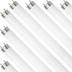 Dysmio Lighting F17T8-CW 17 Watt T8 Straight Tube, Medium Bi-Pin Base, 4100K - Cool White Pack of 8
