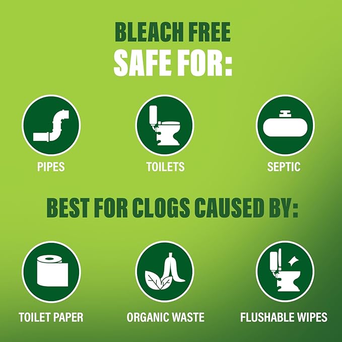 Green Gobbler Liquid Toilet Plunger | Clog Remover | Safe for Toilets and Septic