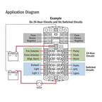 Blue Sea Systems 5032 ST Blade Fuse Block Dual 12 with Ground and Cover, 100 Amps