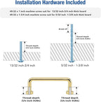 JOY DECOR Cabinet Pulls – 3 Inch Hole Center, Polished Brass, 15 Pack, Zinc Alloy Cabinet Handles for Drawers & Cupboard – Vintage Style Hardware for Kitchen, Bathroom, Dresser, Furniture Makeover