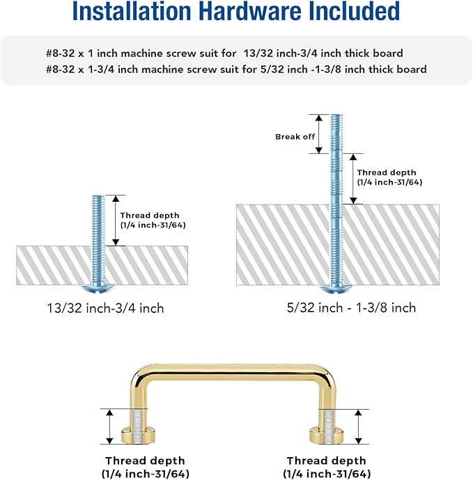 JOY DECOR Cabinet Pulls – 3 Inch Hole Center, Polished Brass, 10 Pack, Zinc Alloy Cabinet Handles for Drawers & Cupboard – Vintage Style Hardware for Kitchen, Bathroom, Dresser, Furniture Makeover